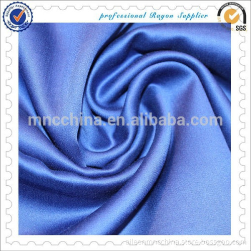 100% shining rayon dyed satin fabric for dress